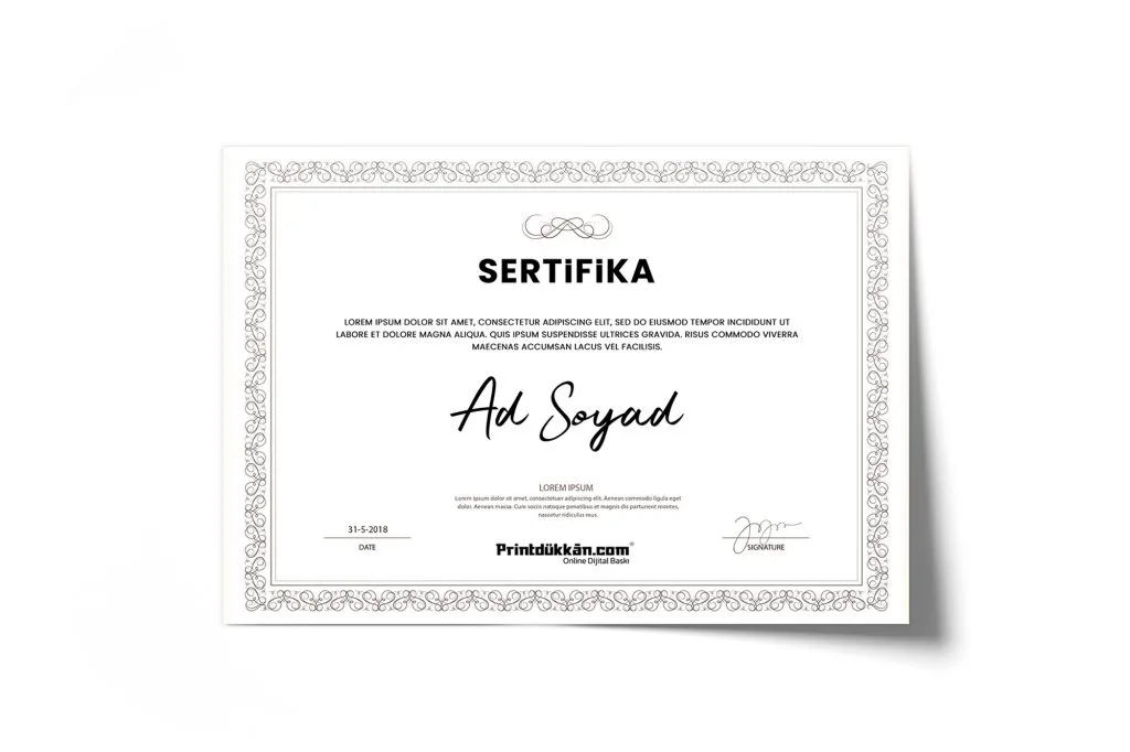 Sertifika Baskı