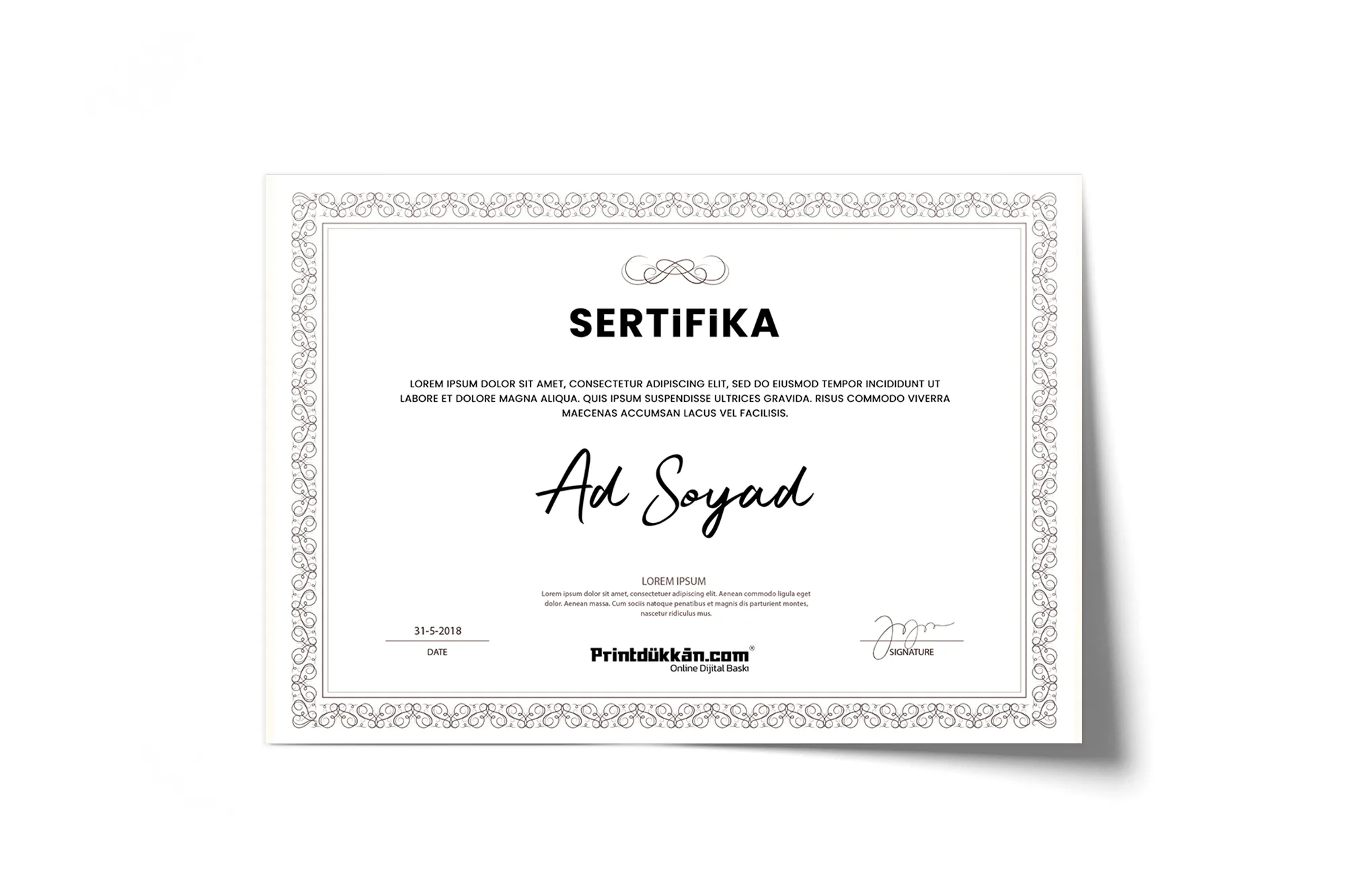 Sertifika Baskı