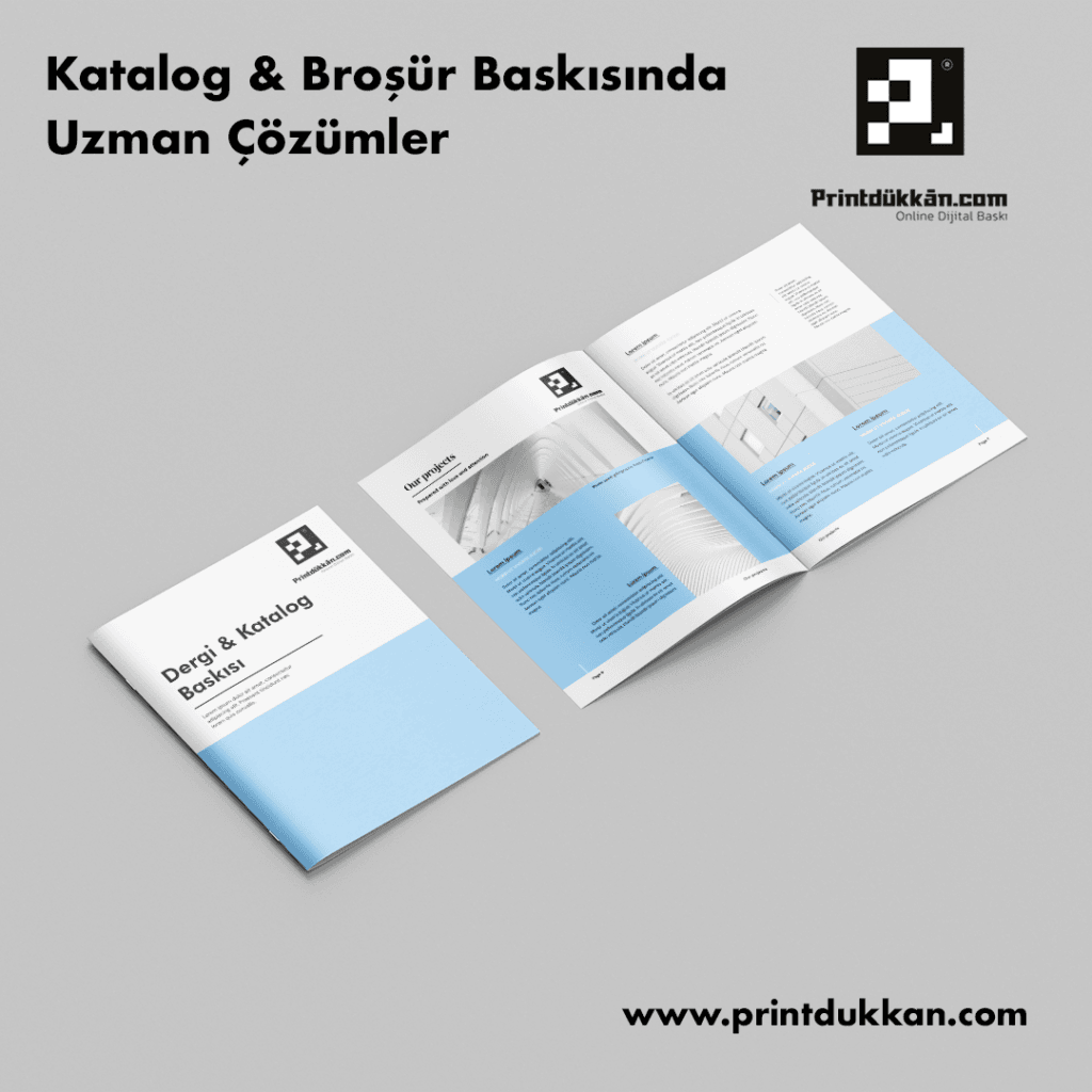 Katalog ve brosur baskisi